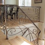 Art Nouveau Iron Railings for Stairs