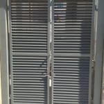 Louvered Steel Gate