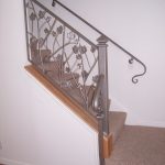 Oak Leaf Iron Railings for Stairs