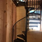 Spiral Stairs with Nose and Heel Scaled